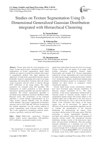 Studies on Texture Segmentation Using D-Dimensional Generalized Gaussian Distribution integrated with Hierarchical Clustering