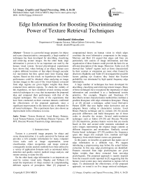 Edge Information for Boosting Discriminating Power of Texture Retrieval Techniques