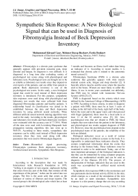 Sympathetic Skin Response: A New Biological Signal that can be used in Diagnosis of Fibromyalgia Instead of Beck Depression Inventory