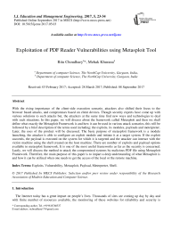 Exploitation of PDF Reader Vulnerabilities using Metasploit Tool