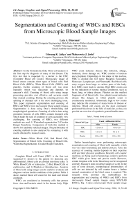 Segmentation and Counting of WBCs and RBCs from Microscopic Blood Sample Images