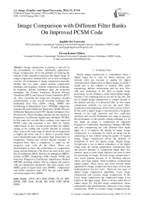 Image Comparison with Different Filter Banks On Improved PCSM Code