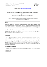 An Improved HARQ Mapping Mechanism in LTE-Advanced System