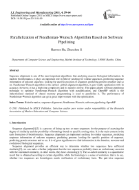 Parallelization of Needleman-Wunsch Algorithm Based on Software Pipelining