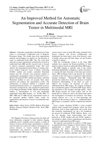 An Improved Method for Automatic Segmentation and Accurate Detection of Brain Tumor in Multimodal MRI