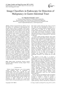 Image Classifiers in Endoscopy for Detection of Malignancy in Gastro Intestinal Tract
