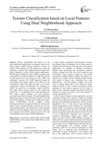 Texture Classification based on Local Features Using Dual Neighborhood Approach