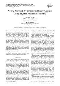 Neural Network Synchronous Binary Counter Using Hybrid Algorithm Training