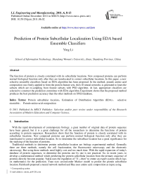 Prediction of Protein Subcellular Localization Using EDA based Ensemble Classifiers