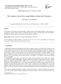 The Analysis for the Two-stage Model on Scale-free Networks