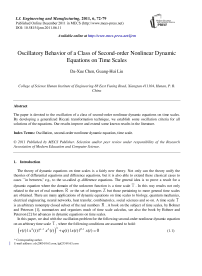 Oscillatory Behavior of a Class of Second-order Nonlinear Dynamic Equations on Time Scales