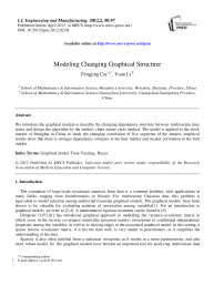 Modeling Changing Graphical Structure