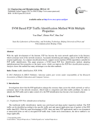 SVM Based P2P Traffic Identification Method With Multiple Properties