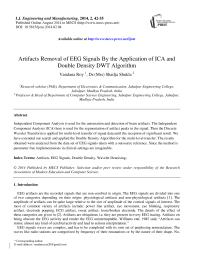 Artifacts Removal of EEG Signals By the Application of ICA and Double Density DWT Algorithm