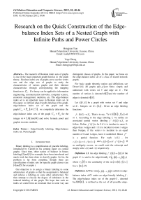 Research on the Quick Construction of the Edge-balance Index Sets of a Nested Graph with Infinite Paths and Power Circles