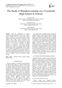 The Study of Blended Learning on a Vocational High School in Taiwan