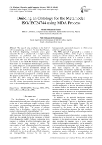 Building an Ontology for the Metamodel ISO/IEC24744 using MDA Process