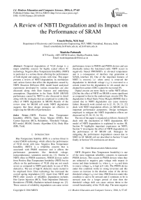 A Review of NBTI Degradation and its Impact on the Performance of SRAM