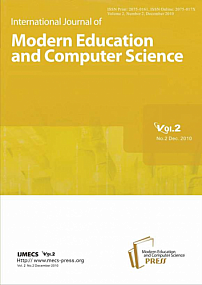2 vol.2, 2010 - International Journal of Modern Education and Computer Science