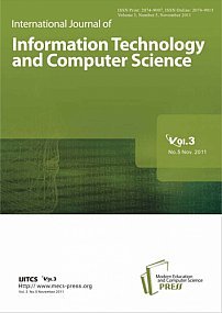 5 Vol. 3, 2011 - International Journal of Information Technology and Computer Science