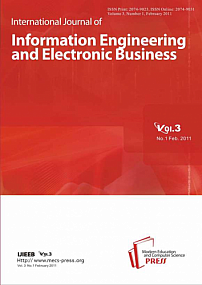 1 vol.3, 2011 - International Journal of Information Engineering and Electronic Business