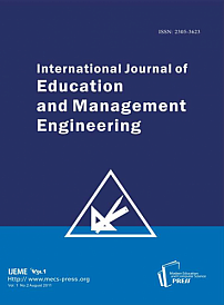 2 Vol.1, 2011 - International Journal of Education and Management Engineering