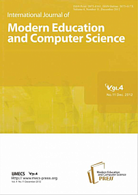 11 vol.4, 2012 - International Journal of Modern Education and Computer Science
