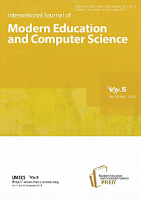 10 vol.5, 2013 - International Journal of Modern Education and Computer Science