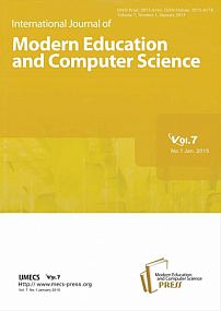 1 vol.7, 2015 - International Journal of Modern Education and Computer Science