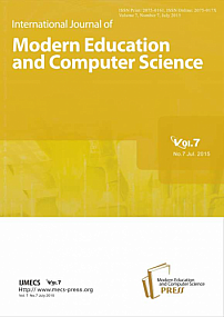 7 vol.7, 2015 - International Journal of Modern Education and Computer Science