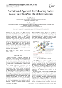 An extended approach for enhancing packet-loss of inter-SGSN in 3G mobile networks