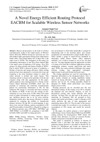 a novel energy efficient routing protocol EACBM for scalable wireless sensor networks