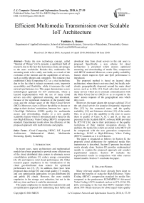 Efficient multimedia transmission over scalable IoT architecture