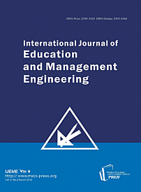 2 vol.9, 2019 - International Journal of Education and Management Engineering