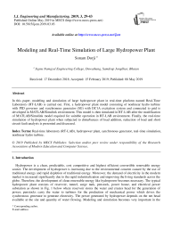 Modeling and Real-Time simulation of large hydropower plant