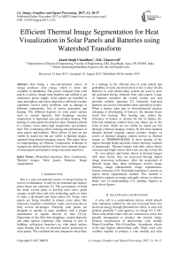 Efficient thermal image segmentation for heat visualization in solar panels and batteries using watershed transform