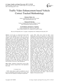 Traffic video enhancement based vehicle correct tracked methodology