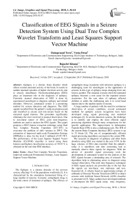 Classification of EEG signals in a seizure detection system using dual tree complex wavelet transform and least squares support vector machine