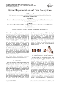 Sparse representation and face recognition