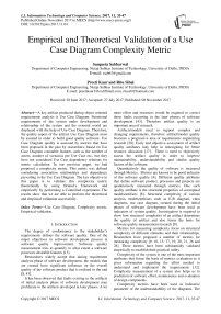 Empirical and theoretical validation of a use case diagram complexity metric