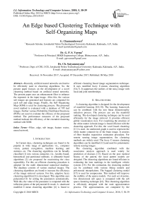 An edge based clustering technique with self-organizing maps
