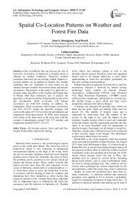 Spatial co-location patterns on weather and forest fire data