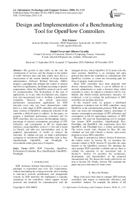 Design and implementation of a benchmarking tool for openflow controllers