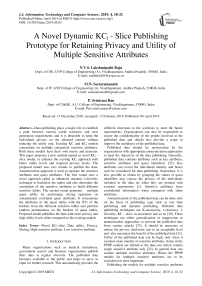 A novel dynamic KCi - slice publishing prototype for retaining privacy and utility of multiple sensitive attributes