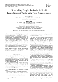 Scheduling freight trains in rail-rail transshipment yards with train arrangements