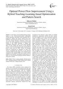 Optimal power flow improvement using a hybrid teaching-learning-based optimization and pattern search