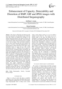 Enhancement of Capacity, Detectability and Distortion of BMP, GIF and JPEG images with Distributed Steganography
