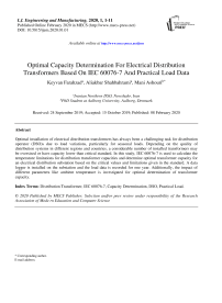 Optimal Capacity Determination For Electrical Distribution Transformers Based On IEC 60076-7 And Practical Load Data