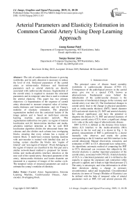 Arterial Parameters and Elasticity Estimation in Common Carotid Artery Using Deep Learning Approach