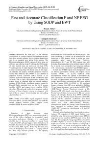 Fast and Accurate Classification F and NF EEG by Using SODP and EWT